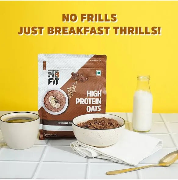 MUSCLEBLAZE 1 KG HIGH PROTEIN OATS DARK CHOCOLATE