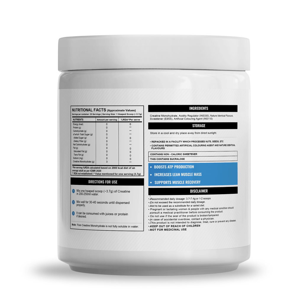 WELLCORE CREATINE TROPICAL TANGO 33 SERV-122 GM