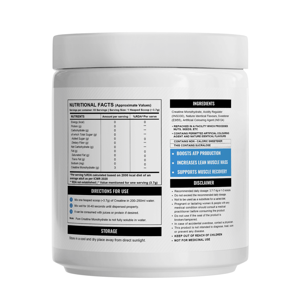 WELLCORE CREATINE FRUIT FUSHION -307GM-83 SERV