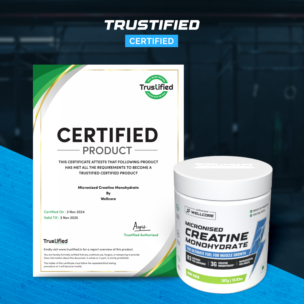 WELLCORE CREATINE KIWI KICK-307 GRAM -83 SERV