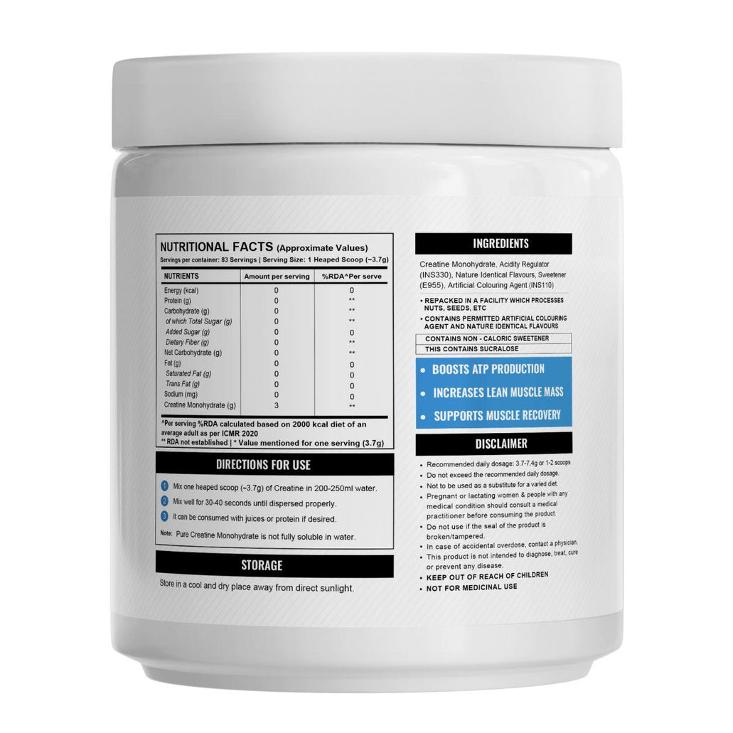 WELLCORE CREATINE TROPICAL TANGO -307GM-83 SREV