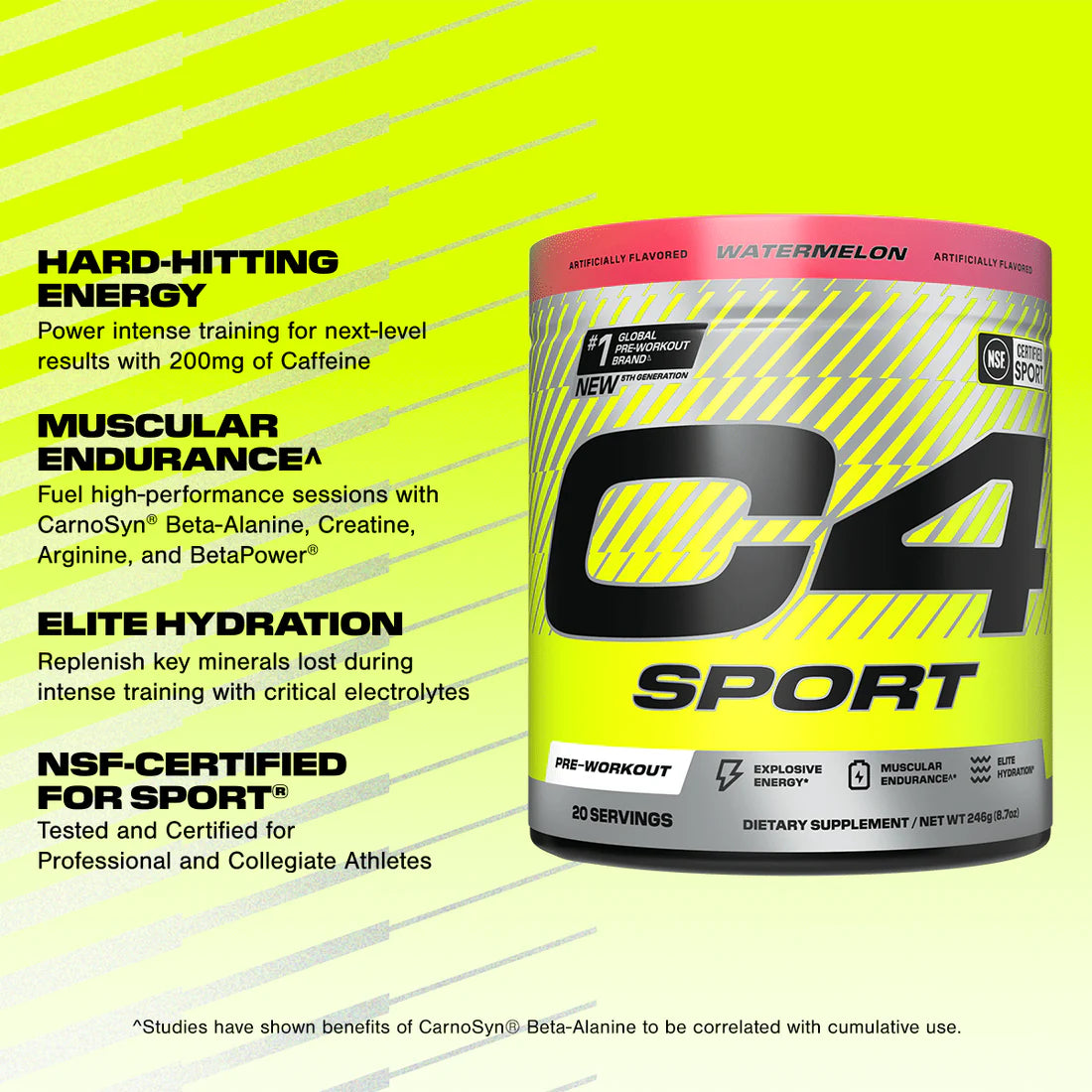 C4 SPORTS 20 SERVINGS ICY BLUE RAZZ