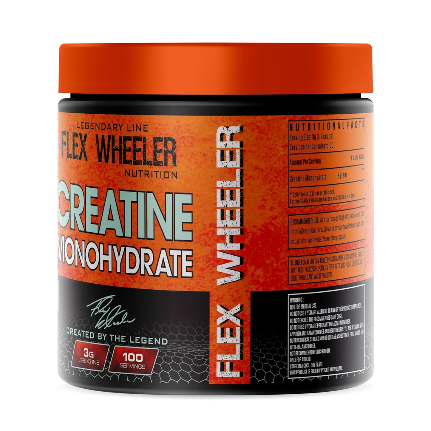 FLEX WHEELER CREATINE 250 GRAM - 100 SERV
