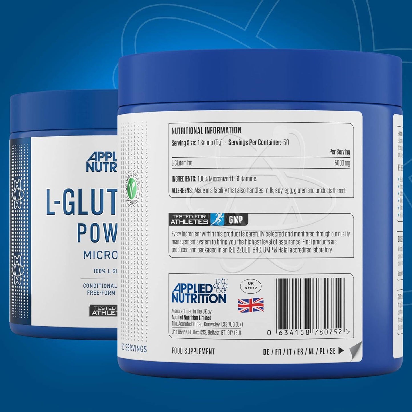 APPLIED NUTRITION L-GLUTAMINE 50 SERV