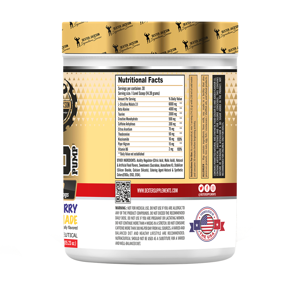 DEXTER LEGEND PRE WORKOUT GREEN APPLE 30 SERV